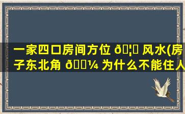 一家四口房间方位 🦆 风水(房子东北角 🌼 为什么不能住人)